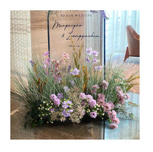 Forêts et champs verts respirent <span class=keywords><strong>pour</strong></span> la décoration de <span class=keywords><strong>mariage</strong></span>, boule de fleurs artificielles - Product Image 1
