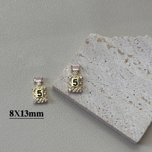 <span class=keywords><strong>Cc</strong></span> Qianya, Nuevos Dijes de Uñas con Circonitas, Estilo Kawaii, Modernos y Lindos, Joyería de Lujo, Diseño DIY, Accesorios para Pendientes, Llaveros, Arte de Uñas, Kaws - Product Image 6