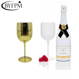 Copa de moet de oro de calidad alimentaria, plástico personalizado Moet <span class=keywords><strong>Chandon</strong></span> flautas de cristal de champán para <span class=keywords><strong>la</strong></span> fiesta - Product Image 1