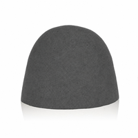 Chapeau de sauna de luxe en feutre 100 % laine mérinos, motif dessin animé, le plus vendu, réutilisable, résistant à l'usure, confortable, protection thermique, pour adulte, spa et bain