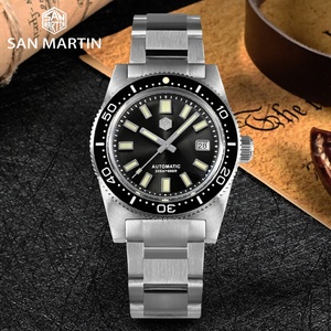San Martin SN007-GX New 62mas Diver Mens <b>Watch</b> Classic Luxury Sapphire SW200 Automatic Mechanical <b>Watches</b> Date 20Bar Luminous - Product Image 3