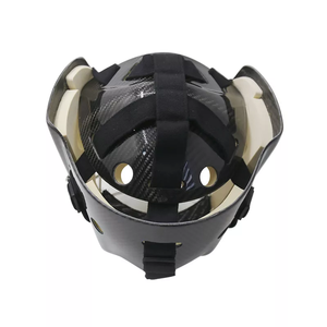 Casque de gardien de but de hockey sur glace YOUNGSON Gy taille XL, visière intégrale, style œil de chat, avec cage en acier inoxydable 304 pour gardien de but, sports nautiques, rafting - Product Image 1