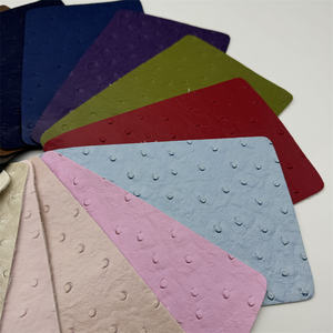 Offre Spéciale <span class=keywords><strong>Autruche</strong></span> Motif Cuir Synthétique Tissu Stretch Faux Cuir Trousse de Maquillage Cuir - Product Image 5