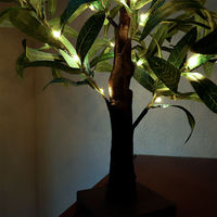 Olivenbaum-Lichterkette mit Kupferdraht-LED für Innenraumdekoration, Wasserdicht, für Haus, Garten, Terrasse, Balkon, Festliche Beleuchtung
