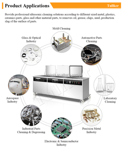 Nettoyeur à ultrasons Tullker à trois bacs de 360L, Lavadora Ultrasonido, pour engrenages, carburateurs, récipients, écrous, pièces, élimination d'huile, DPF, machine à laver - Product Image 5
