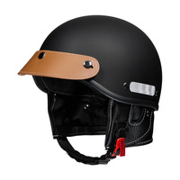 Casque de moto rétro RNG208 pour femmes, coque en ABS, ajustement réglable, utilisation toutes saisons, design personnalisé tendance Xiaohongshu