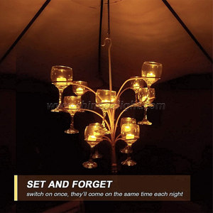 Bougies à <span class=keywords><strong>Led</strong></span> avec piles <span class=keywords><strong>pour</strong></span> mariage, noël, fête d'anniversaire, bougies sans flamme scintillantes, bougies chauffe-plat, <span class=keywords><strong>lampe</strong></span> de poche - Product Image 5