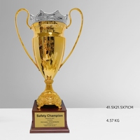 Trophée de basket-ball à succès, grand trophée d'honneur du champion, personnalisation, nouveau design en Chine, fournitures, coupe en métal, trophée de récompense
