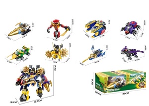 High Quality Transforming Building Blocks Set <strong>Transformation</strong> Robots Kids Toys Vehicle Brick Set - Product Image 3