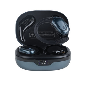 Audífonos Inalámbricos de Marca Personalizada con Pantalla Digital, Resistentes al Agua IPX5, Control Táctil, Diseño Deportivo para Colgar en la Oreja - Product Image 1