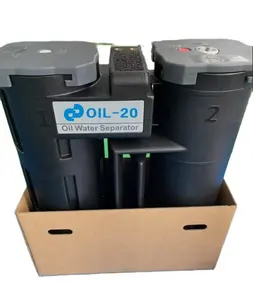 Air compressor post-treatment condensate liquid waste oil collector oil-water separator