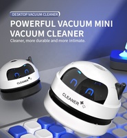 NOUVEAU Aspirateur Robot Portable Mignon Mini pour Voiture, Salle de Classe, Bureau, Nettoyage de Clavier – Outil de Bureau Pratique et Portable
