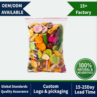 Fruits Séchés Assortis Premium OEM, Snacks de Fruits Mixtes Lyophilisés en Gros, Croustilles de Fruits FD, Légumes Séchés, Fruits Séchés