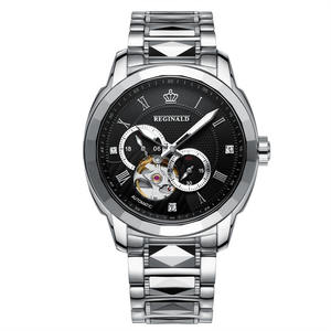 Relojes de hombre al por mayor relojes de pulsera de acero inoxidable impermeables con doble calendario relojes de hombre de cuarzo deportivos y de negocios - Product Image 6