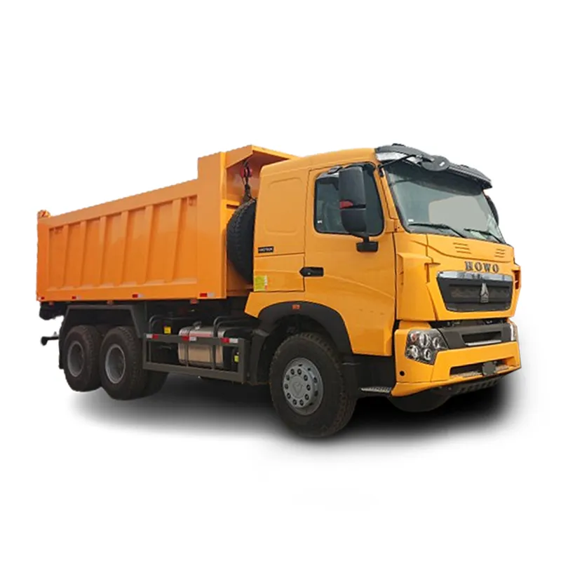 Bom Preço Sinotruk heavy duty 6x4 mineração usado howo T7 caminhão basculante para venda
