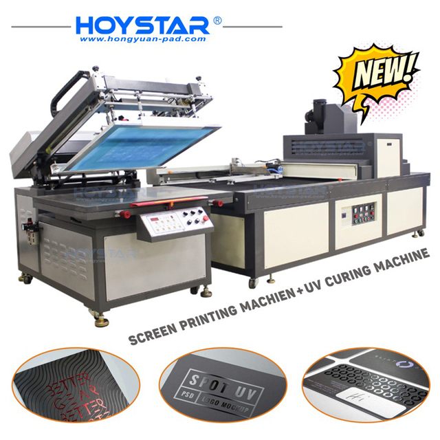 Flatbed UV Automatic Screen Printing Machine for Paper Sheet Transfer Film With Automatic Blanking Unloading