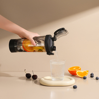 Bouteille d'eau de sport anti-chute en Tritan avec couvercle magnétique, sans BPA, écologique