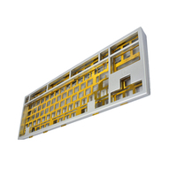 Clavier mécanique personnalisé oem à échange à chaud cnc usine usinage clavier 60% étui de clavier tofu65