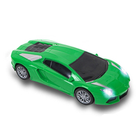 Modèle de voiture télécommandée de simulation à quatre canaux 1:18 à grande vitesse avec éclairage RC