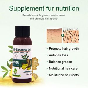 Aceite Capilar de Jengibre Mokeru 30ml, Promueve el Crecimiento del Cabello y Previene la Caída, Fórmula Concentrada de Materiales Naturales para Cabello <span class=keywords><strong>Grueso</strong></span>, para Mujeres y Hombres - Product Image 2
