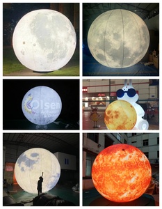 Système <span class=keywords><strong>solaire</strong></span> gonflable Planètes géantes en PVC <span class=keywords><strong>Ballon</strong></span> de lune gonflable pour événements - Product Image 6