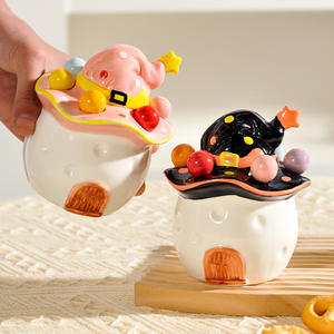 Lelyi ชุดส้อมสแตนเลสลายผีแปลกสำหรับขนมหวานแสนสวยเป็นมิตรต่อครอบครัวส้อมผลไม้ - Product Image 4