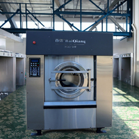 Lave-linge industriel entièrement automatique de 100 kg avec écran LCD, lave-linge et sèche-linge en acier inoxydable, vente de fabricants chinois