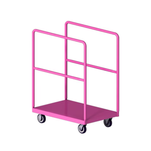 Chariot robuste pour panneaux de cloisons sèches TC4860, chariot de ramassage, chariot de transport de panneaux, manutention de matériaux pour entrepôt de construction - Product Image 2