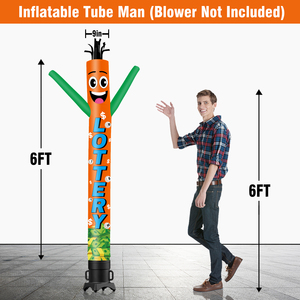 Nhà máy trực tiếp Inflatable sóng người đàn ông vũ công không khí biểu tượng tùy chỉnh thiết kế Blower Lotto chủ đề hiển thị phụ kiện quảng cáo Chiến Dịch bán - Product Image 2