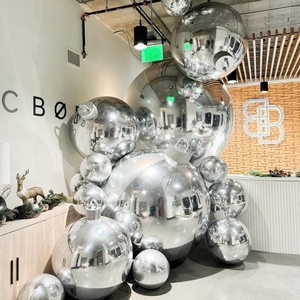 Ballon à miroir géant en PVC gonflable commercial brillant personnalisable pour l'extérieur Grande boule brillante avec logo personnalisé - Product Image 6