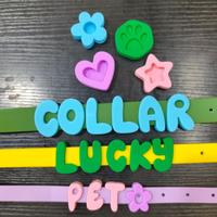 Collier pour chien personnalisé en silicone de qualité alimentaire, étanche et durable, avec lettres nominatives, pour décoration de laisse DIY, à enfiler, souple