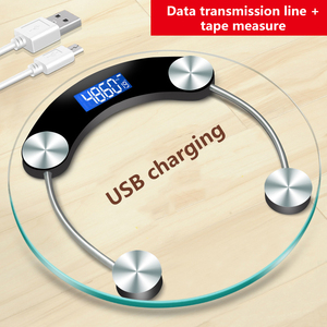 Cân Trọng Lượng Cơ Thể Cá Nhân Mới Cân Điện Tử Kính Kỹ Thuật Số Cân Thể Dục Phòng Tắm Độ Chính Xác Cao Cân Đo Mỡ Cơ Thể Thông Minh - Product Image 4