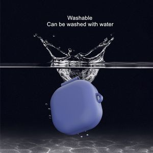 Funda para <span class=keywords><strong>Samsung</strong></span> Galaxy <span class=keywords><strong>Buds</strong></span> <span class=keywords><strong>2</strong></span> Pro con gancho para llavero, funda protectora suave de piel de silicona a prueba de golpes para Galaxy <span class=keywords><strong>Buds</strong></span> Live <span class=keywords><strong>2</strong></span> Pro - Product Image 4