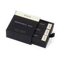 Échantillon de parfum de sérum de 2ml personnalisé ensemble de découverte de parfum emballage de boîte à tiroir simple finition mate