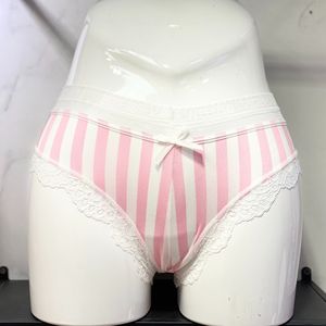 Culotte G-string sexy en dentelle tricotée en coton respirant sans couture avec nœud imprimé pour femme – Collection haut de gamme très prisée - Product Image 6