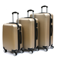 Valise de haute qualité à prix avantageux, ABS+PC rouge, 20 pouces, 24 pouces, avec roulettes Ormi, fabriquée en Chine