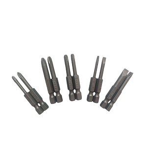 Juego de puntas de destornillador de 50 mm, acero S2, Phillips, planas, 10 piezas, grado industrial - Product Image 4