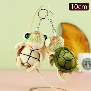 Hợp thời trang mini đồ chơi sang trọng rùa Keychain Thú nhồi bông búp bê quyến rũ trẻ em trẻ em túi Mặt dây chuyền dễ thương rùa peluches Móc chìa khóa - Product Image 2