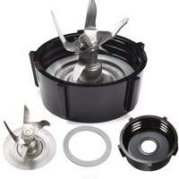 Compatible avec le kit de base de lame de blender OSTER, base en bakélite, couvercle de fixation à 5 griffes, couvercle inférieur et ensemble de 6 lames.