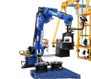 Brazo de robot de <span class=keywords><strong>6</strong></span> ejes YASKAWA Motoman GP180 Robot de paletización automática 180kg Carga útil 2702mm Alcance Brazo de robot industrial con pinza - Product Image 4