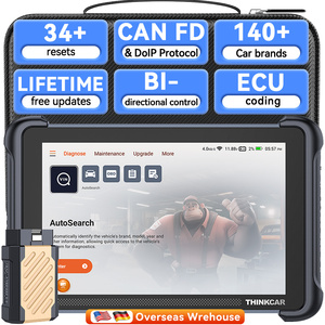 THINKCAR Thinkscan 689bt อัปเดตฟรี เครื่องมือวิเคราะห์รถยนต์ OBD2 รองรับ CANFD DoIP ระบบยานยนต์ครบวงจร - Product Image 1