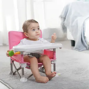 Chaise d'appoint portable pour bébé avec ceinture de sécurité de table enfants alimentation chaise haute siège de salle à manger pour tout-petits