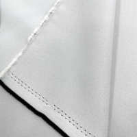 Tissu de rideau blanc vierge 100% Polyester pour impression par Sublimation, vente en gros
