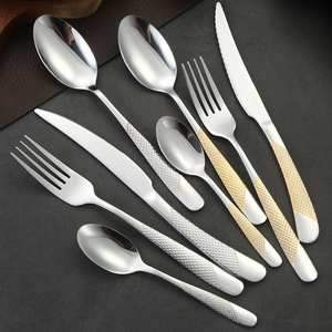 Star Diamond Stainless Steel Cutlery Set 20-40 <b>Pcs</b> Dishwasher Safe For Catering Steak Knife Fork Dessert Spoon - Product Image 3