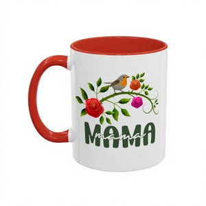 Tasse à café en céramique brillante de qualité supérieure pour sublimation, portable et idéale pour les fêtes, pour impression DIY et cadeaux - Product Image 1