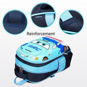 Sac à dos à roulettes pour enfants, garçons et filles, en polyester 3D, avec 6 roues, pour l'école primaire - Product Image 6