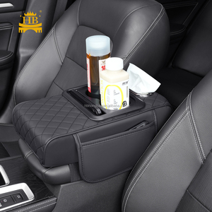Caja de consola central para Reposabrazos de coche, portavasos con cubierta de caja de reposabrazos de almacenamiento de papel tisú - Product Image 6