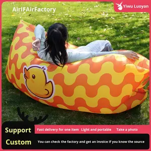Sofá Inflable de Pato Amarillo, Modelo Nuevo de Fábrica, para Niños, Eventos al Aire Libre, Festivales de Música, Campamentos, Embalaje para Envío - Product Image 3