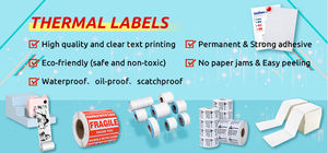 Papier thermique pour étiquettes A4, rouleau de 500 autocollants, facile à décoller, auto-adhésif, imprimante de bureau, <span class=keywords><strong>code</strong></span>-barres, expédition, <span class=keywords><strong>application</strong></span> commerciale - Product Image 2