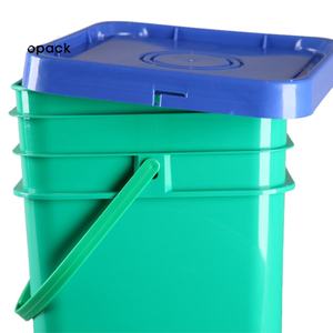 Fabricants de seaux en plastique Ventes directes de seaux à peinture de 20L Seau avec logo personnalisé avec couvercle - Product Image 1